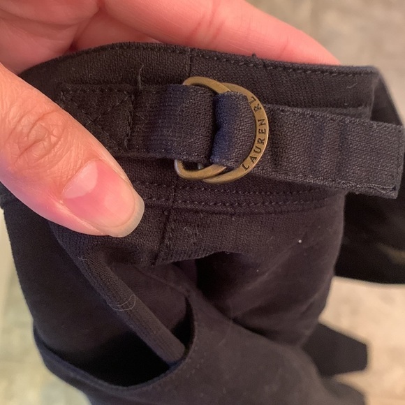 Lauren Ralph Lauren Black Capri Cropped Cotton Jeans 18W - Picture 9 of 13